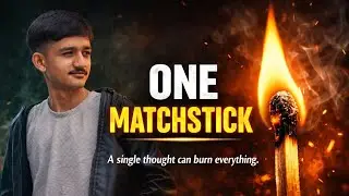 ONE MATCHSTICK | A Motivational Short Film | Power of Thoughts 🎥🔥#shortfilm #onematchstick 
