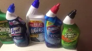 Comparing Six Different Toilet Bowl Cleaners - Which Was BEST