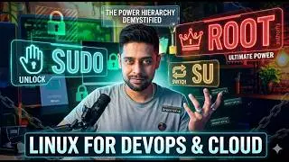 sudo vs su vs root  (Privilege Management Guide) | Linux for DevOps & Cloud