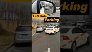 How to Perfectly Do Left Side Parallel Parking Easily #automobile #cardrivingtips #shorts