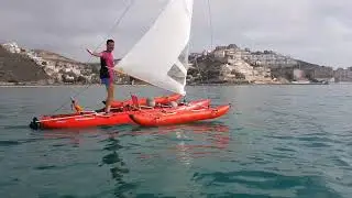 KAYAK SAILING HOBIE OASIS. PESCAATOT.