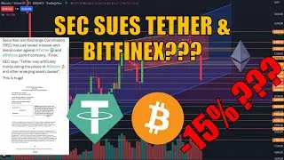 SEC sues Tether news crashed Bitcoin crash