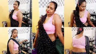 Afternoon Vlog / sharing with u my new pink blouse #saree #dailyvlog #bindassvlogger