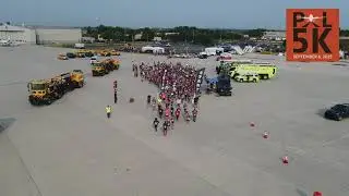 PHL Airport 5K on the Runway Drone Video
