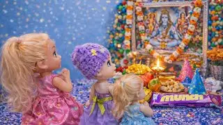 Dolly Ki Kahani Part -37/Barbie Doll All Day Routine In Indian Village/Barbie Doll Bedtime Story||