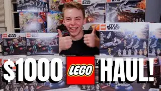 $1000 LEGO HAUL! - LEGO Star Wars, Spiderman, and More!