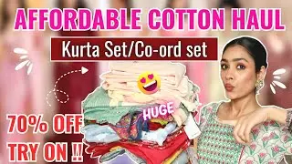 Amazon Daily Wear Cotton Kurta Sets | Under Rs 1500 #haul #amazonfinds #amazonshopping #sale