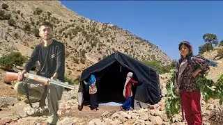 Storm Hits Our Nomadic Camp | Real Life Survival in the Mountains of Iran