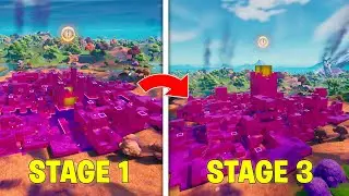 Fortnite The Convergence Cube Town Upgrading (Stage 1 - Stage 3)