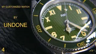 ⌚MY CUSTOMIZED WATCH BY UNDONE⌚ | INSANE WATCHES [4K]