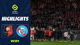 STADE RENNAIS FC - RC STRASBOURG ALSACE (3 - 0) - Highlights - (SRFC - RCSA) / 2022-2023