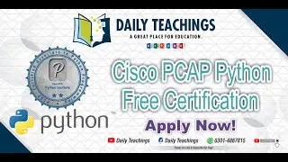 Cisco python programming course | Cisco PCAP python programming | learn Python