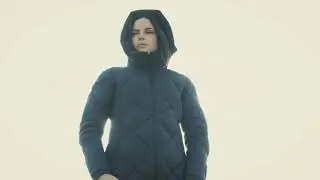 Quilted Nylon Hooded Parka W/Fleece Pocket Lining