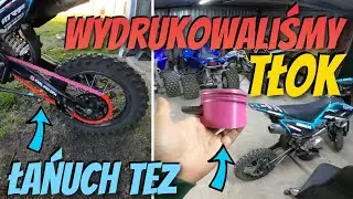 PADŁ SILNIK - Wydrukowaliśmy i włożyliśmy do motocykla TŁOK z drukarki 3d - Ile pochodził? Bambu Lab