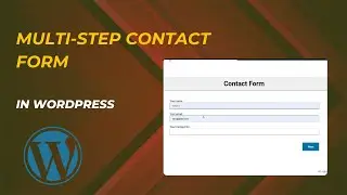 How to create multistep contact form in wordpress | contact form 7