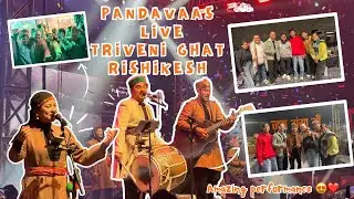 @pandavaas LIVE RISHIKESH TRIVENI GHAT...😍❤️ II FULL ON DANCE & @AnirudhaChandola  SE MULAKAT ❤️
