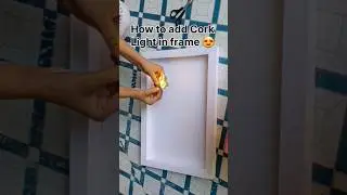 How to Add light in frame at home 😁subscribe for more #shorts #tutorials #diy #craftideas #trending