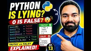 Python Booleans Made EASY! 🤯 Truthy vs Falsy Explained  Python Mastery 2026 | Episode 13