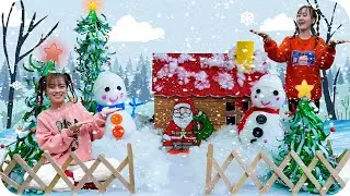 Làm Mô Hình Ngôi Nhà Ông Già Noel ❤ BIBI TV ❤