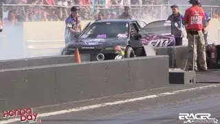 Sport FWD 67mm Turbo RECORD | CCC Racing 8.69 @ 173mph | Honda Day Atco 2014 | ERacer