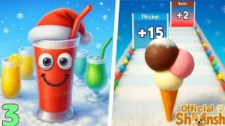 Juice Run 🆚 Ice Cream Rush - All Levels Satisfying Walkthrough Gameplay Part 3