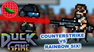 DUCK STRIKE: DUCK OFFENSIVE VS RAINBOW DUCK SIEGE! -- Let's Play Duck Game (Local Versus)