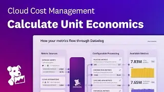 Drive business outcomes with Unit Economics in Datadog Cloud Cost Management