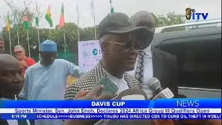 Sports Minister, Sen. John Enoh, Declares 2024 Davis Cup Africa Group III Qualifiers Open in Abuja,