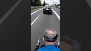 Wheelchair Man is Going Full Speed #wheelchair #racing #speed