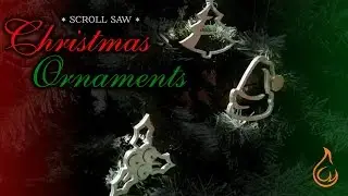 Easy Scroll Saw Christmas Ornaments - Made from Plywood