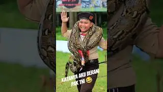 Ular nya yang Takut De😅 #shorts #videoshort #survival #edukasi #pramuka #snake #tni