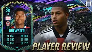 86 FUTURE STARS BREWSTER PLAYER REVIEW! - IS HE WORTH THE SBC UNLOCK? - FIFA 21 ULTIMATE TEAM