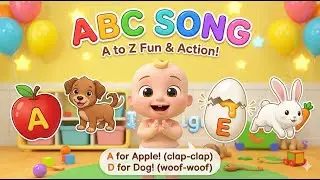 A to Z Alphabet Learning for Kids | ABC Phonics Song | Learn Letters A-Z with Fun Animation 🎵📚