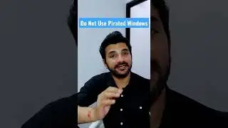 Do Not Use Pirated Windows #shorts