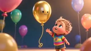 The Whisper Balloon Lane | Fun Balloon Adventure Song for Kids | Nursery Rhymes in English