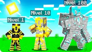 ¡¡MINECRAFT PERO EVOLUCIONO COMIENDO MINERALES!! 😱💎