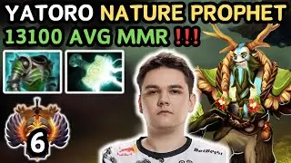 🔥 Rank 6 Yatoro NATURE PROPHET Carry Gameplay 🔥 1124 XPM Raddan 🔥 - Dota 2
