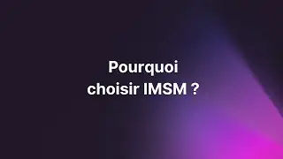 Pourquoi choisir IMSM ? #iso #isocertification