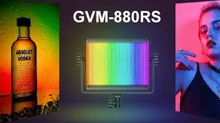 GVM LED Videoleuchte mit APP Steuerung, 60W 3200K-5600K Review Bewertung Test RGB Foto Studio Licht