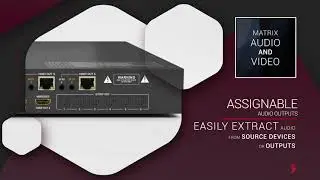 #WyreStorm Next Generation #AV Matrix Switcher - MXV Series Assignable Audio Outputs