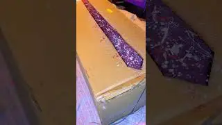 Throwing paint all over Necktie 🔥🔥 #necktie #shorts #diycrafts #diy