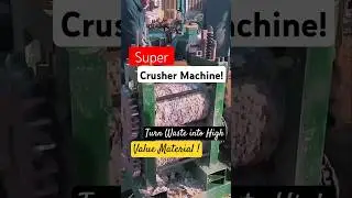 Advanced Innovation! Waste Grinding Machine for More Efficient Production!