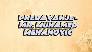 Džemat Novi Ilijaš, predavač: Mr. Muhamed Mehanović, Gradska Džamija Ilijaš, 02.01.2026.godine