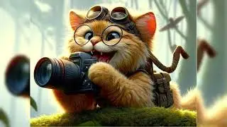 Cat photographer taking pictures in the forest.🐱#cat#kitten #cutecat #cute #funny #happy #followme