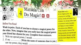 Matilda Can Do Magic Class 6 Gulmohar Reader