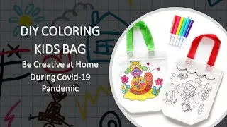 DIY COLORING KIDS BAG (2020) - Creative Ideas, DIY Craft & Gift Idea Bag for Kids