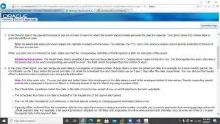 . Oracle E-Business Suite HRMS Training Payroll description, type, cutoff