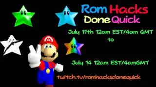 Rom Hacks Done Quick 2016 marathon!