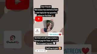 Subscribe to my Patreon and get +10 point to your karma!❤️  