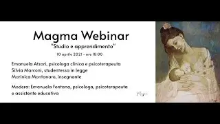 MAGMA WEBINAR - Studio e apprendimento